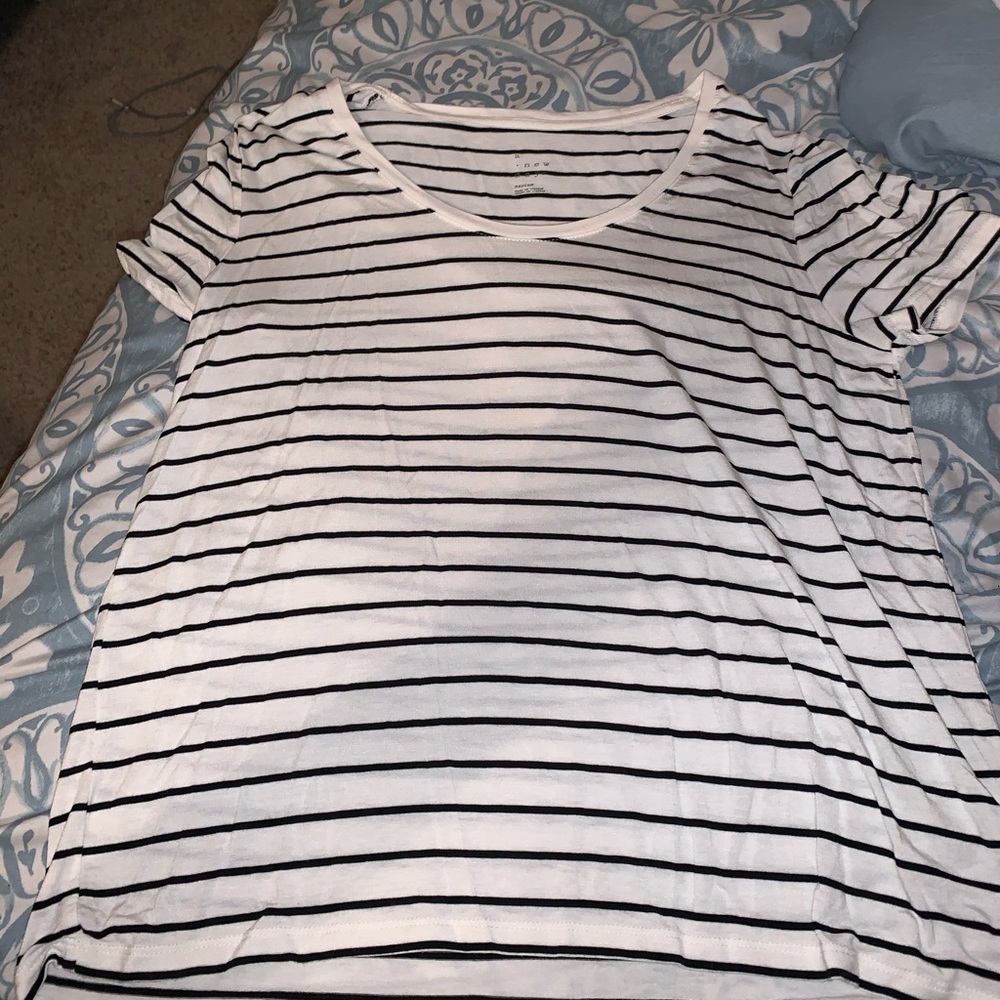 Super Cute And Soft Striped Tee!!